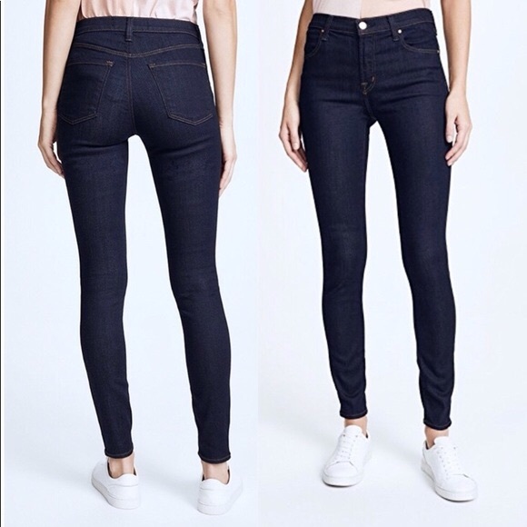 J Brand Denim - J BRAND 9” RISE THE SKINNY’ IN DARK PURE WASH